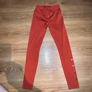 Womens cozy pink leggings